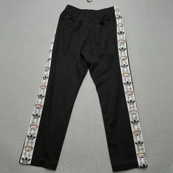 Adidas Originals Nigo Bear Track Pants Mens Small Black Red Trefoil AB1555 07/15 - Picture 4 of 11